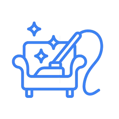 Professional upholstery cleaning in Florida home
